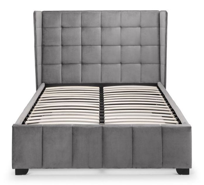 Grace Storage Ottoman Bed - Light Grey