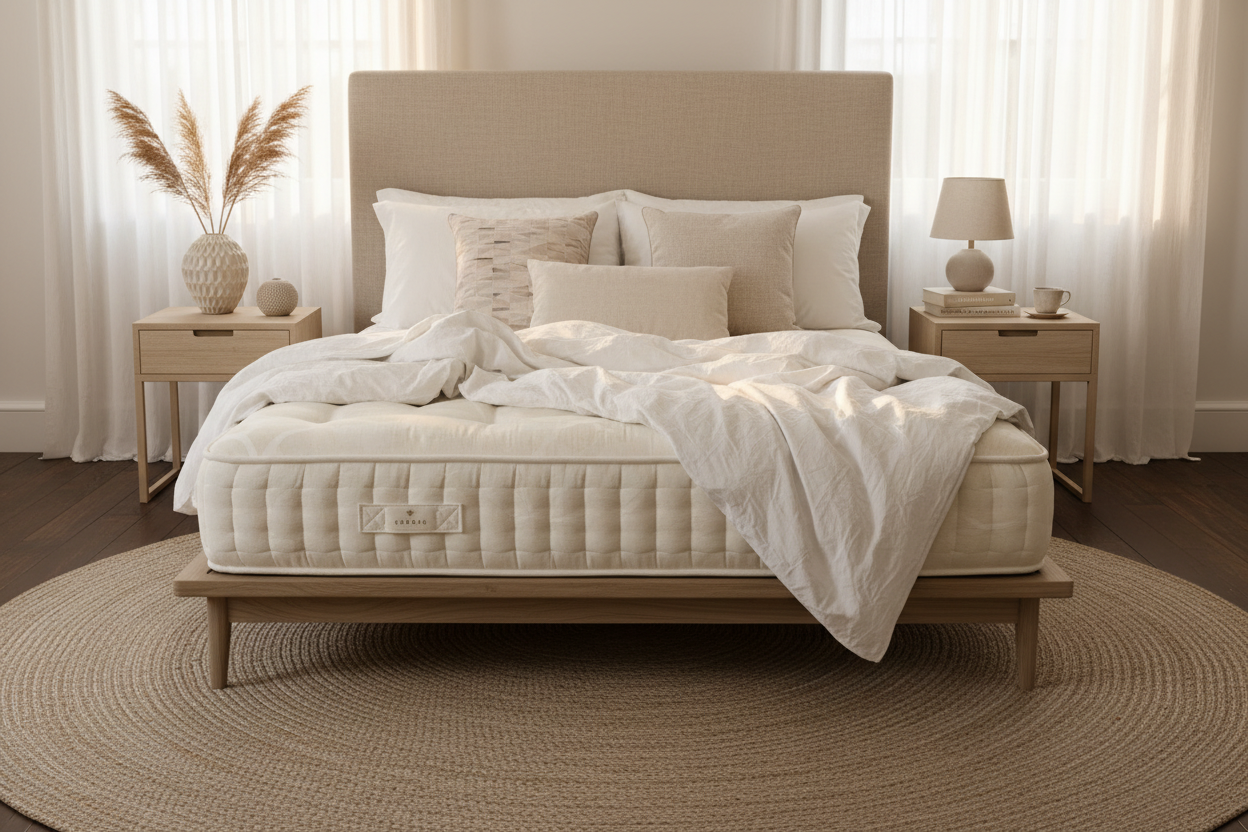 Norfolk Linen 4700 - Natural Bedroom Lifestyle