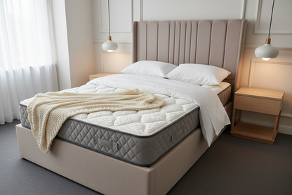 Ortho Supreme - Grey Border Mattress in Modern Bedroom