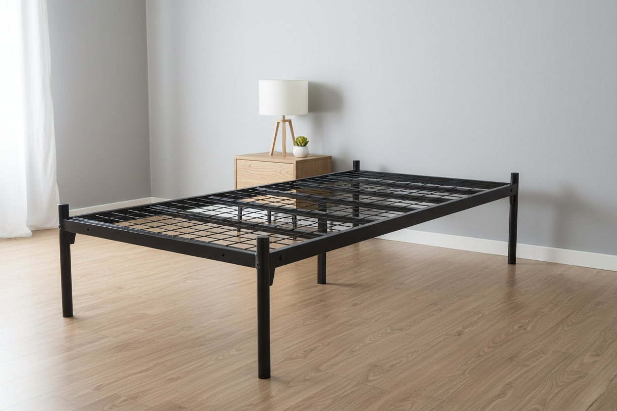 Pluto Bed Frame Lifestyle - No Bedding