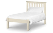Barton Bed Frame - Low Foot End - Stone White