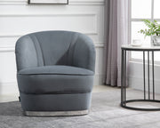 Clare Bedroom Chair in Grey