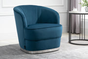Clare Bedroom Chair in Blue