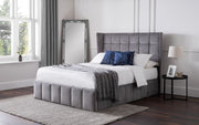 Grace Storage Ottoman Bed - Light Grey