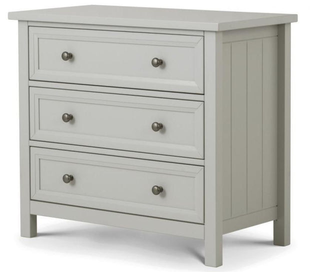 Mandy 3 Drawer Chest Of Drawers - Dove Grey