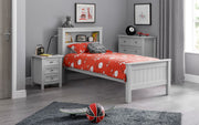 Mandy Bookcase Bed - Dove Grey